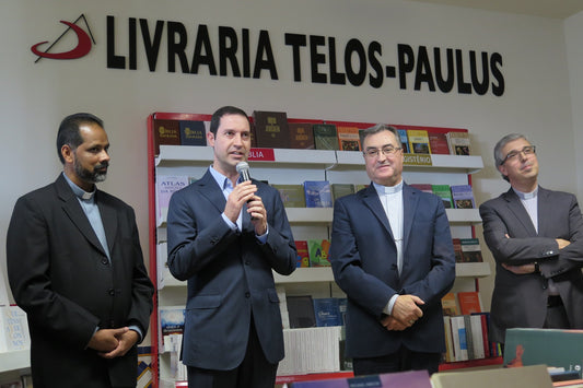 Inauguração da livraria Telos-Paulus
