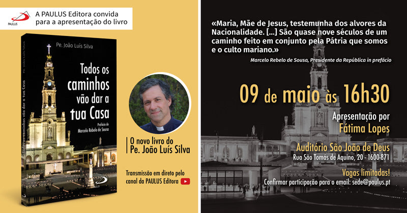 PAULUS lança livro de testemunhos sobre Fátima