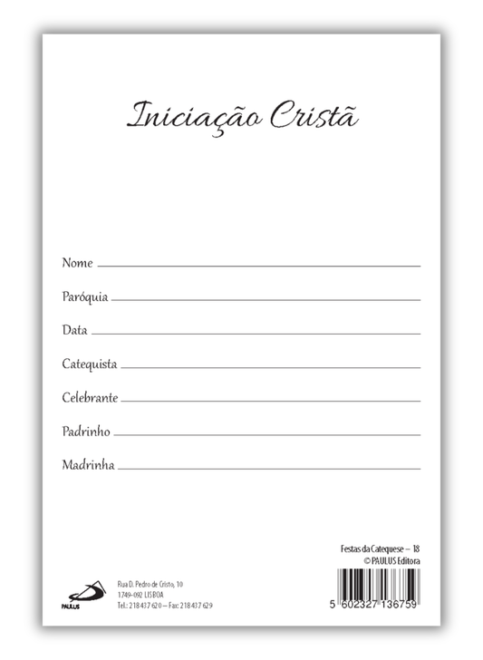 Diploma/postal - Iniciação Cristã - 10 un.