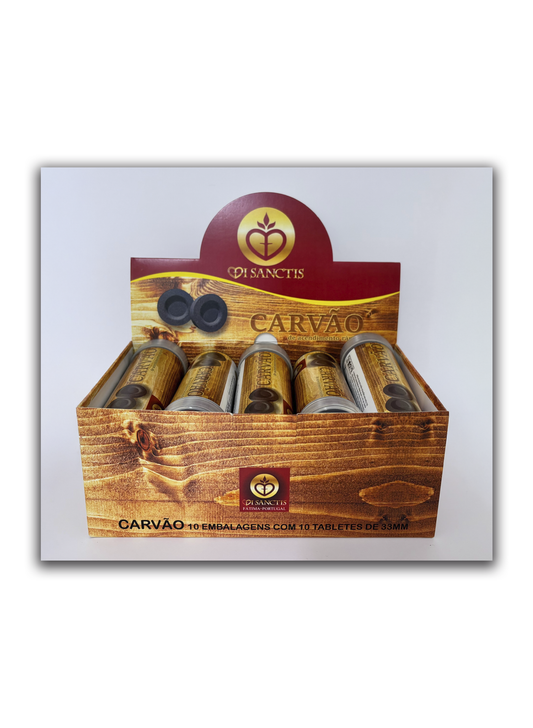 Carvão litúrgico - Caixa com 100 pastilhas