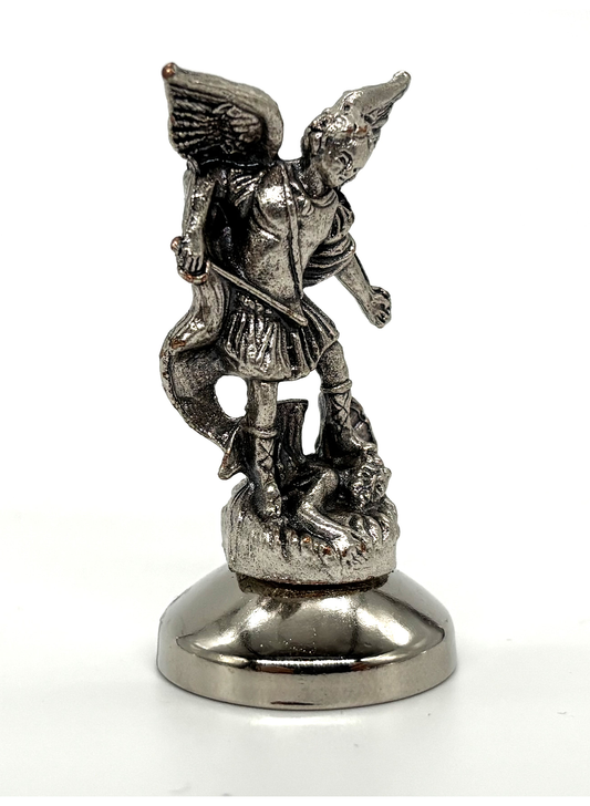Imagem miniatura São Miguel Arcanjo em metal