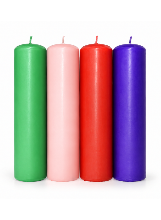 Velas do Advento – Conjunto de 4 unidades