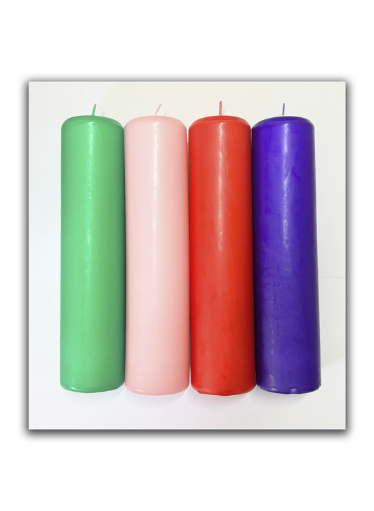 Velas do Advento – Conjunto de 4 unidades