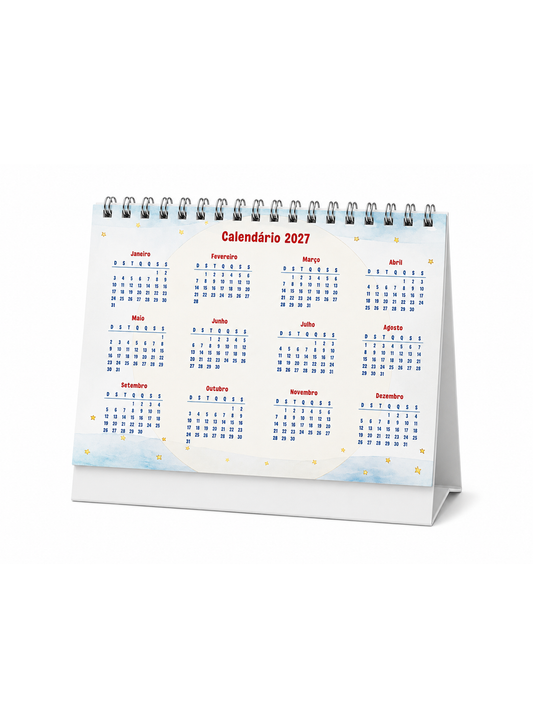 Calendário de Mesa 2027 – O Principezinho