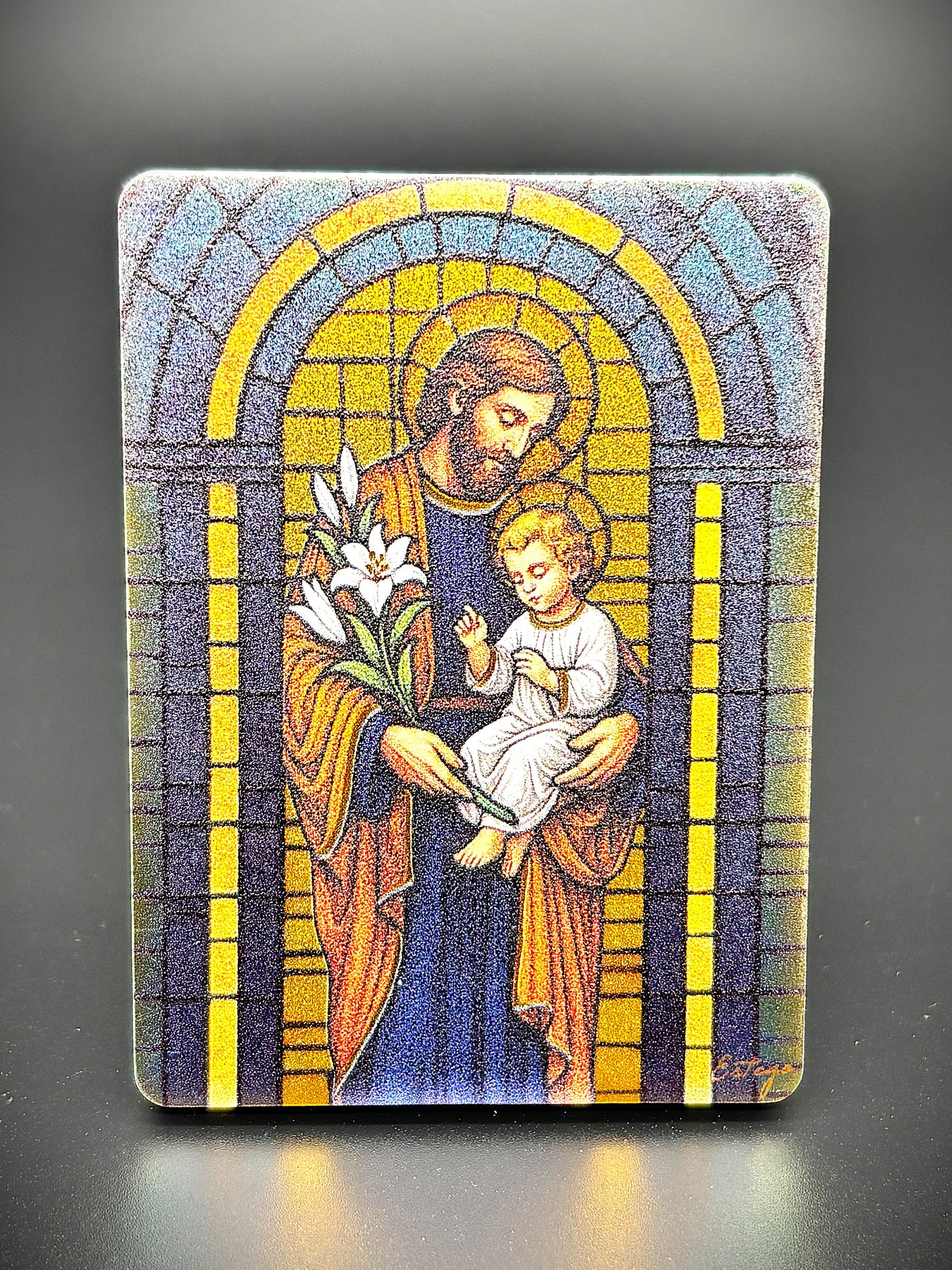 Quadro São José em madeira