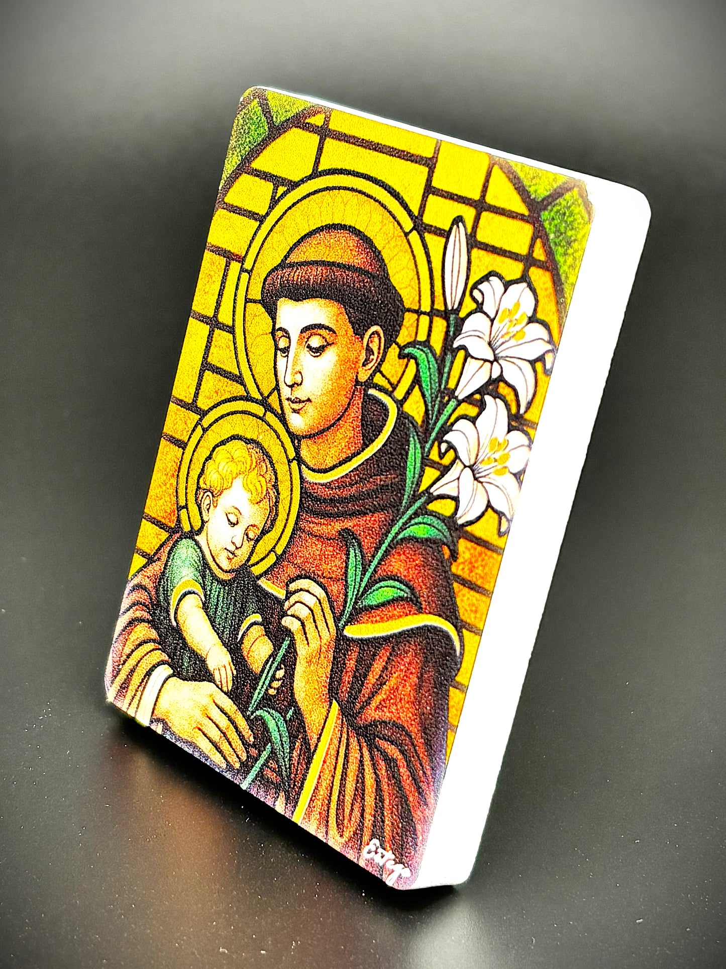 Quadro Santo António de Lisboa em madeira