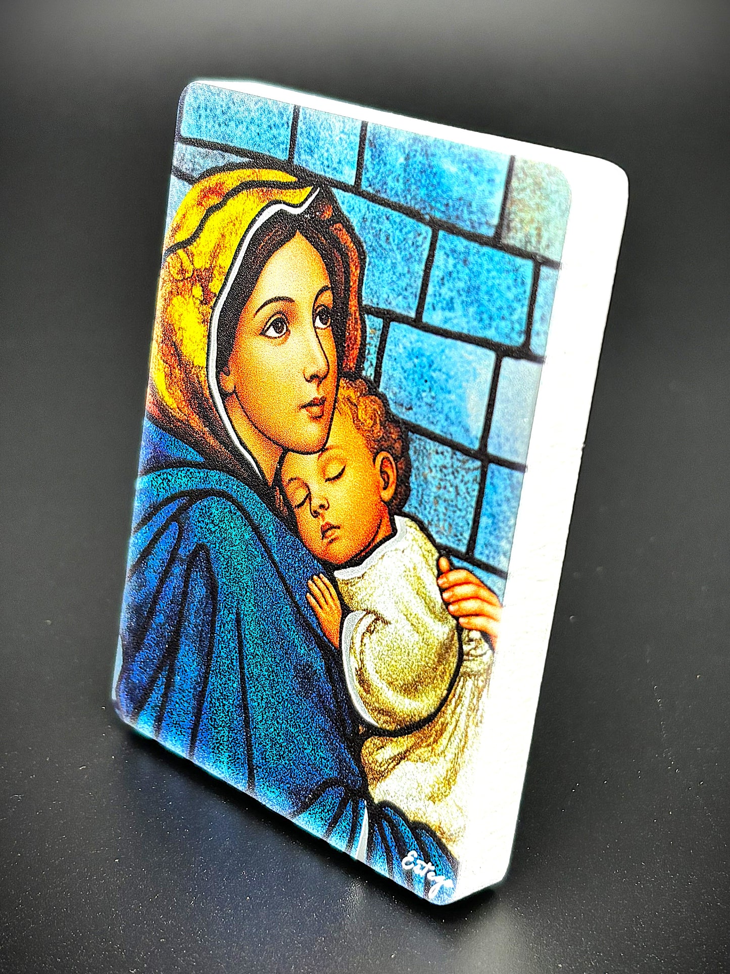 Quadro Amor de Mãe em madeira