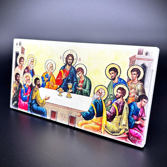 Quadro Última Ceia em madeira - Ícone