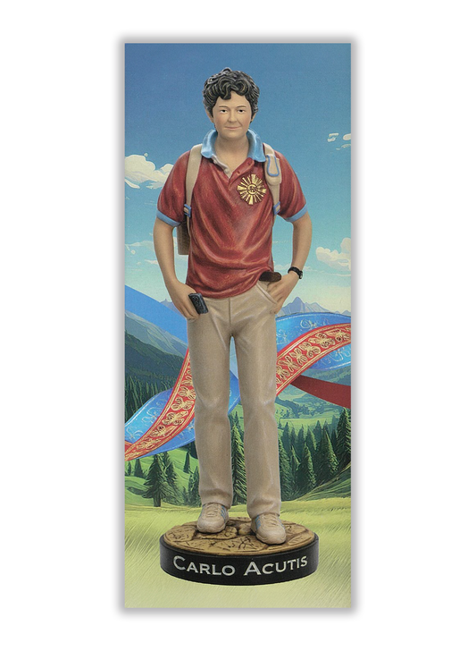 Carlo Acutis – Imagem em resina - 16 cm