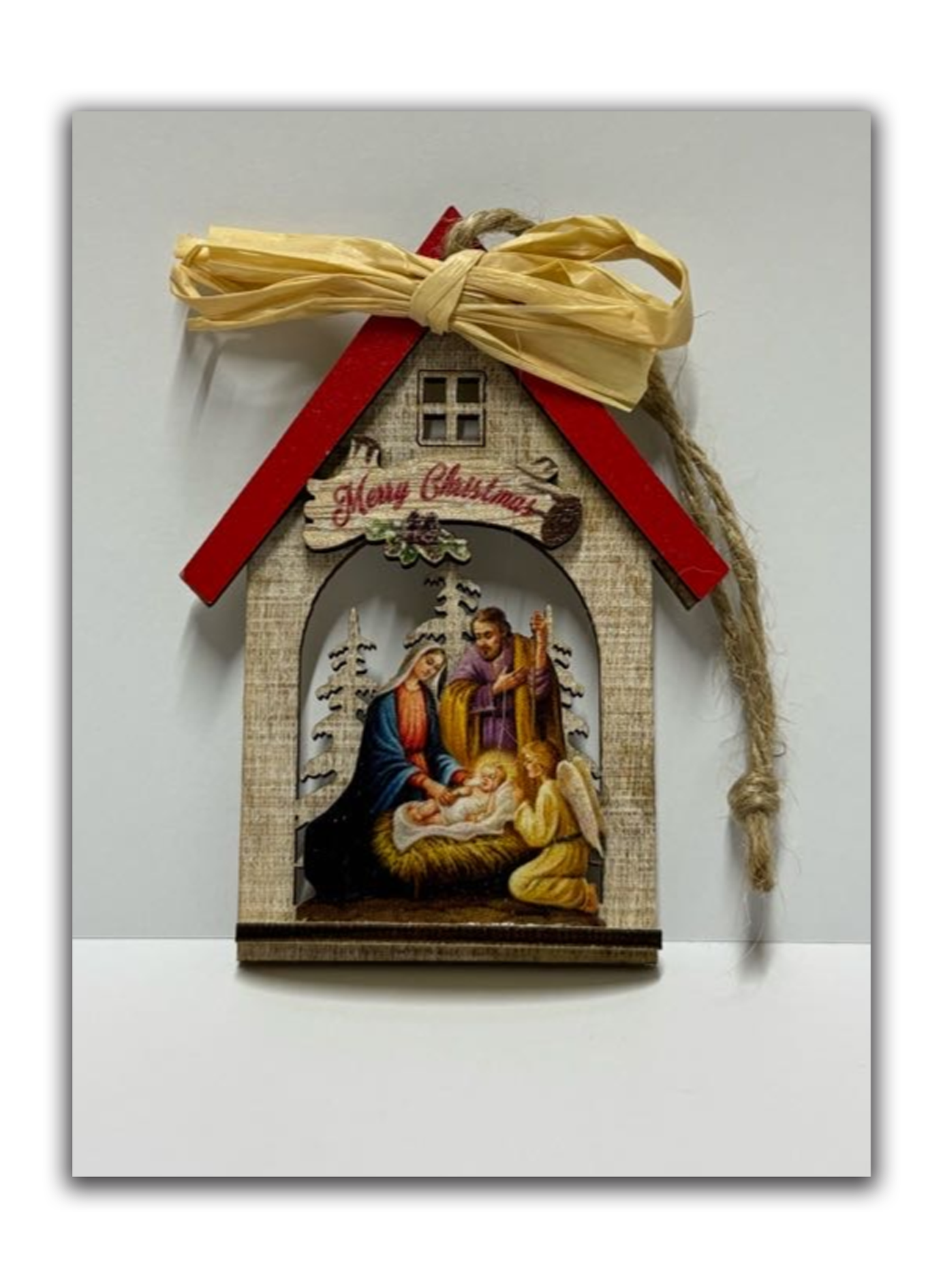 Sagrada Família - Enfeite para Árvore de Natal