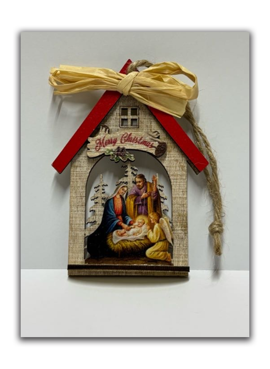 Sagrada Família - Enfeite para Árvore de Natal