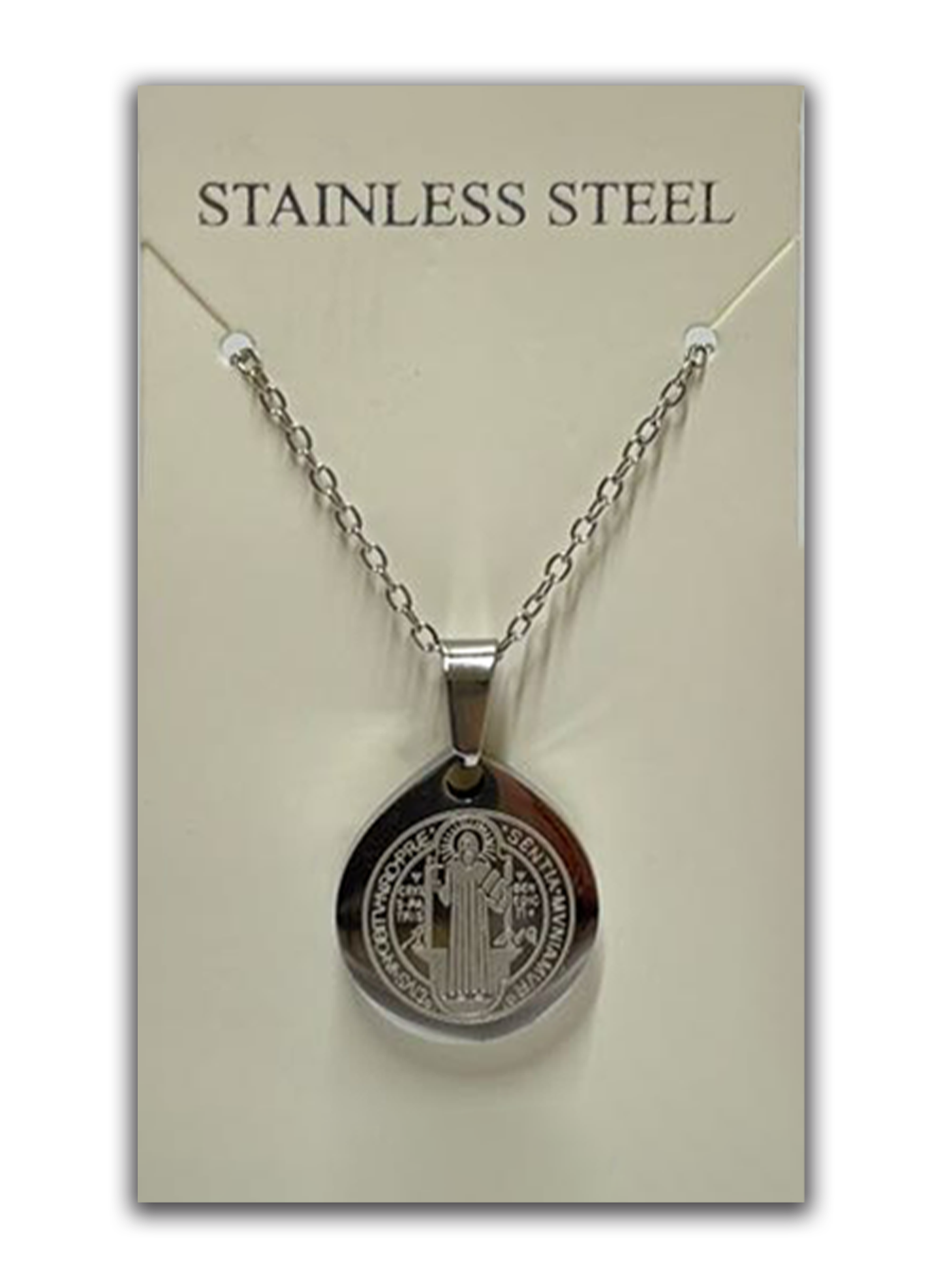 Colar com medalha de São Bento