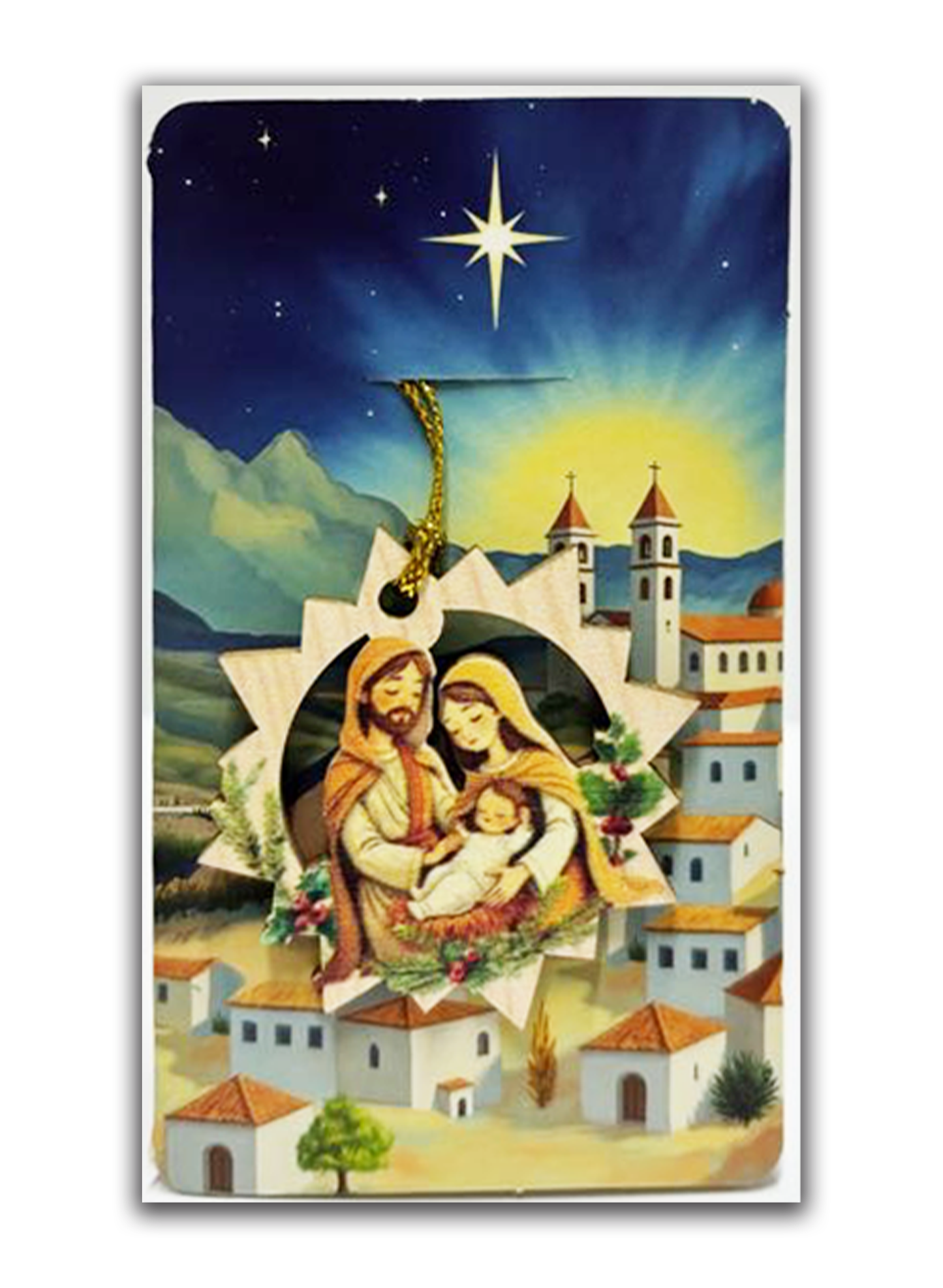 Sagrada Família - Enfeite para Árvore de Natal