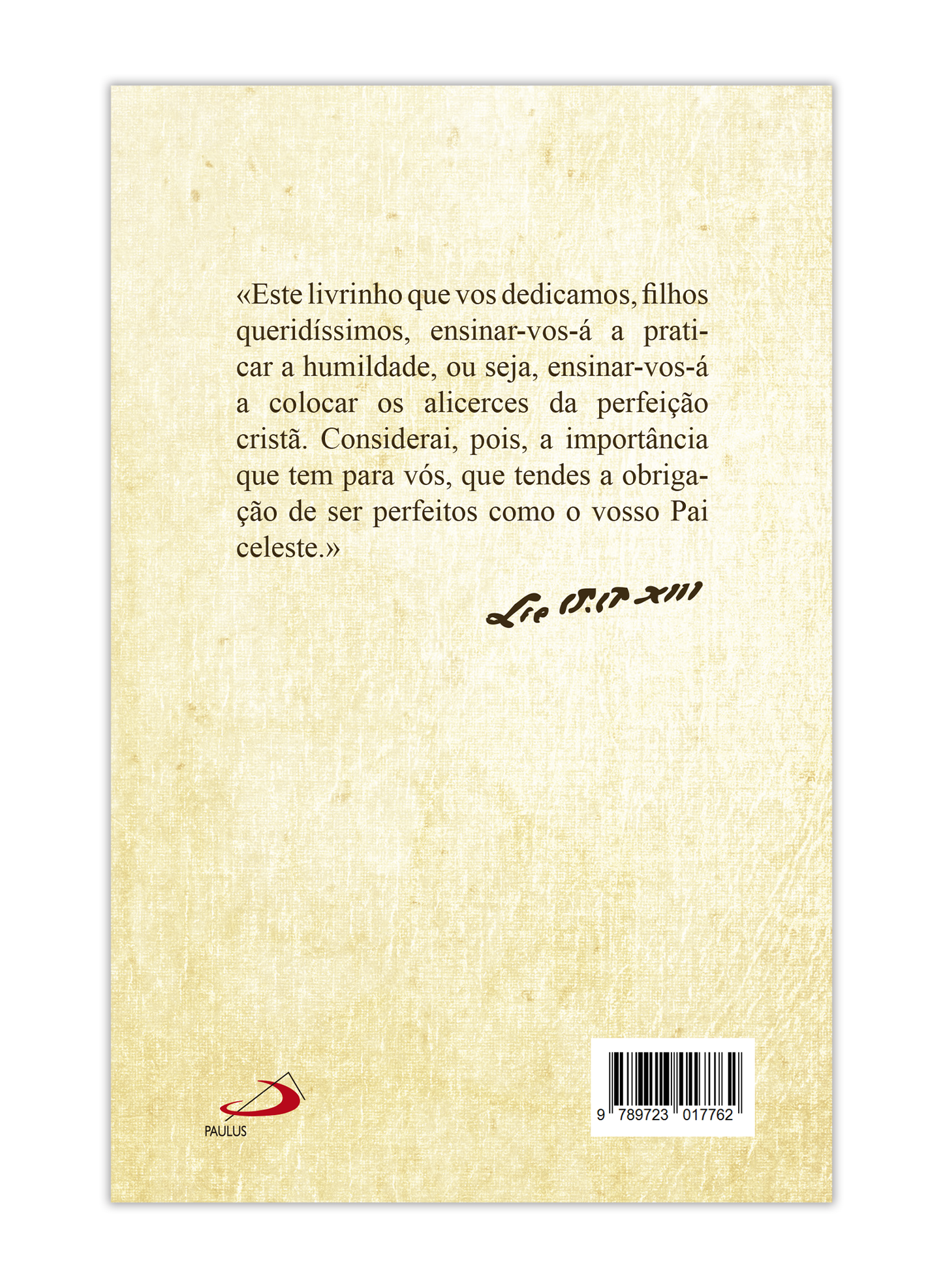 A prática da humildade - Papa Leão XIII