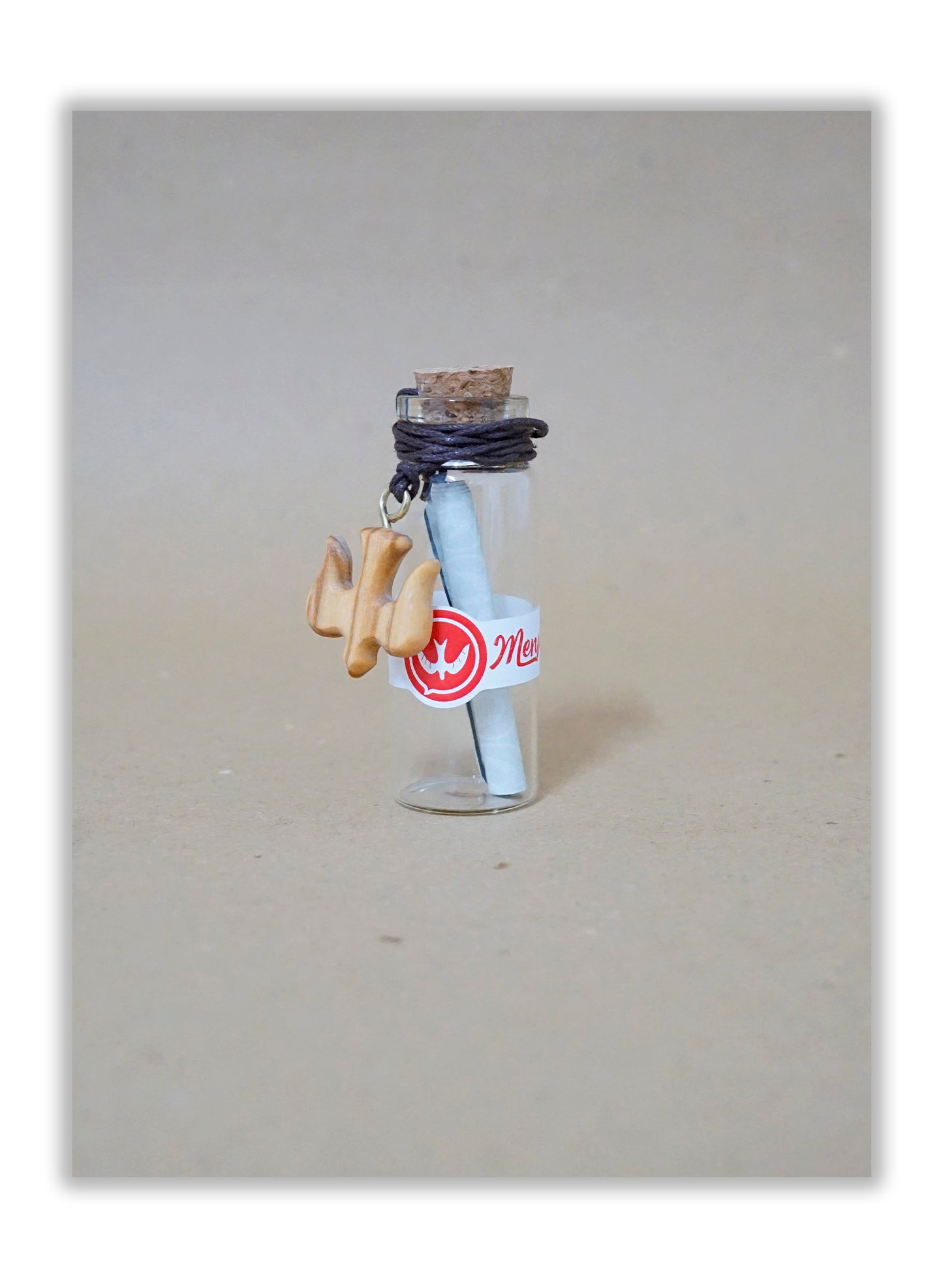 Garrafa com mensagem - Crisma