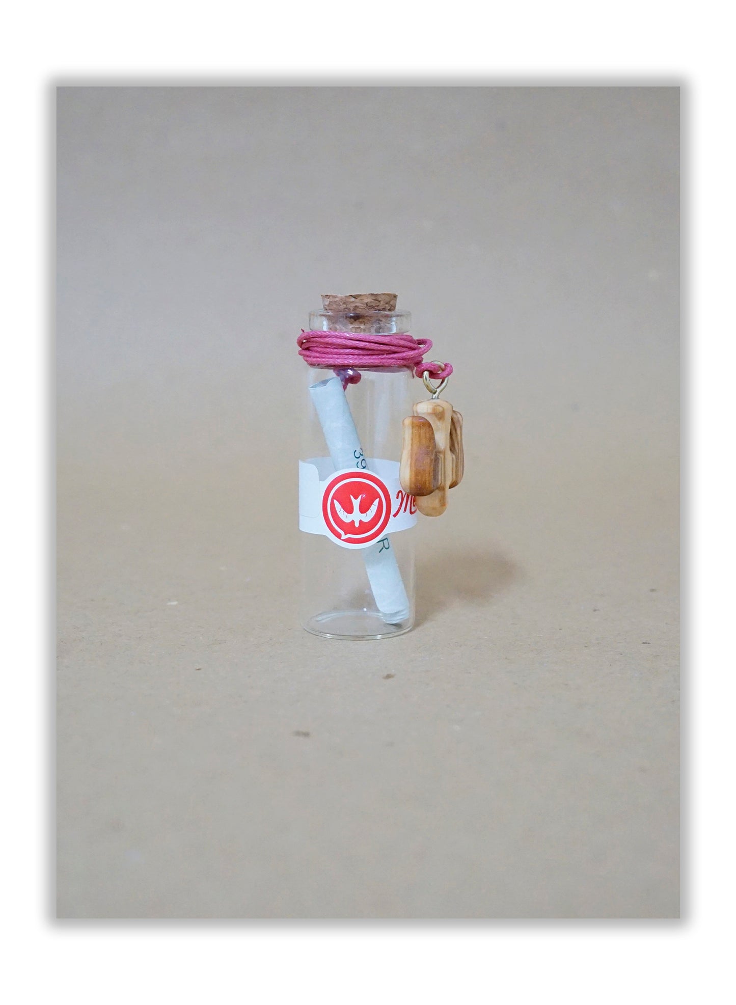 Garrafa com mensagem - Crisma