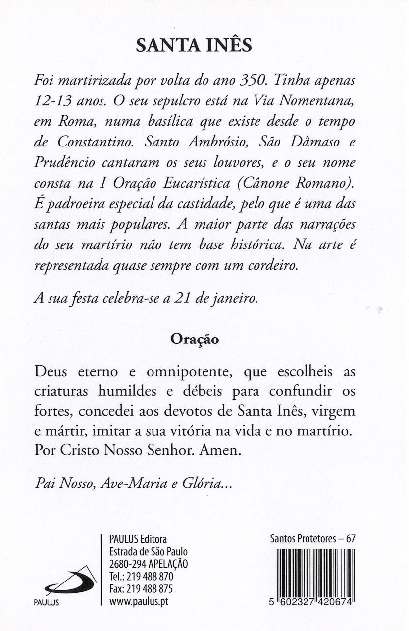 Pagela Santa Inês - 25 un.