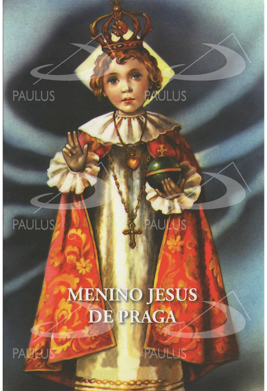 Pagela Menino Jesus de Praga - Pacote com 10 un.