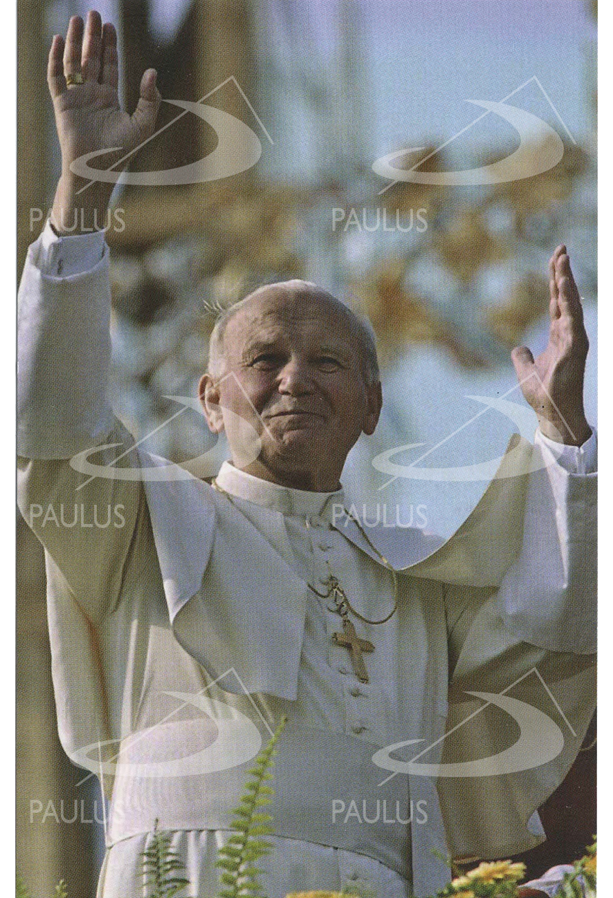 Pagela São João Paulo II - Pacote com 10 un.