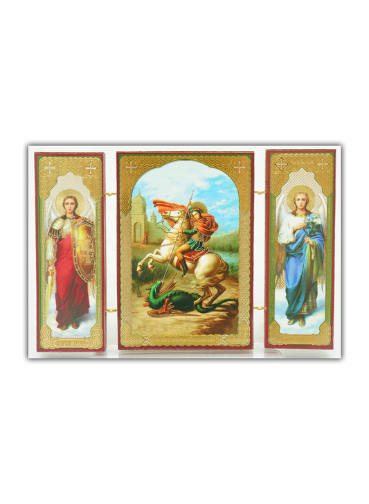 Trípticos Ícones Cristãos - Vários modelos - Médio