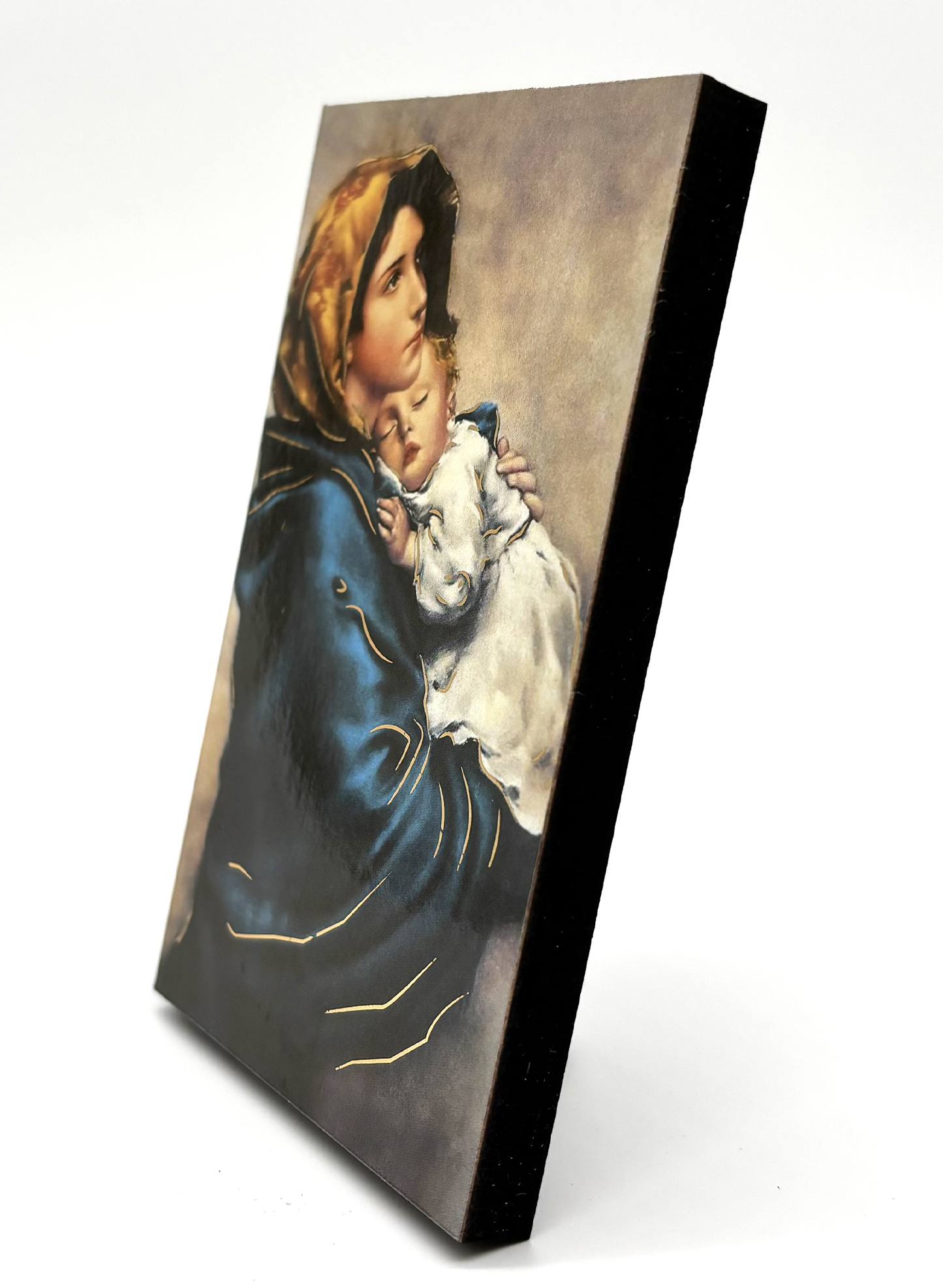 Quadro Amor de Mãe em madeira