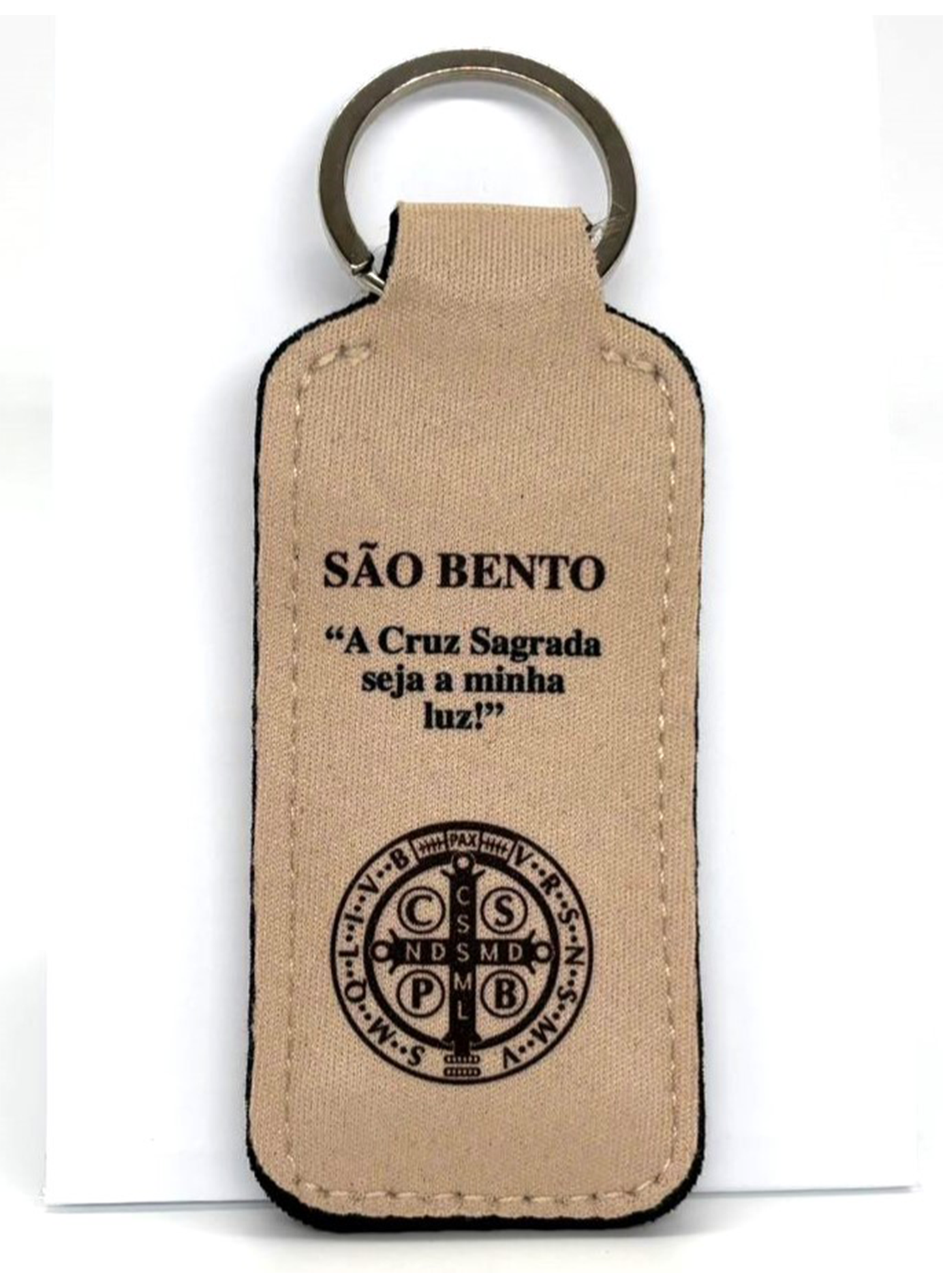 Porta-chaves dezena em tecido São Bento