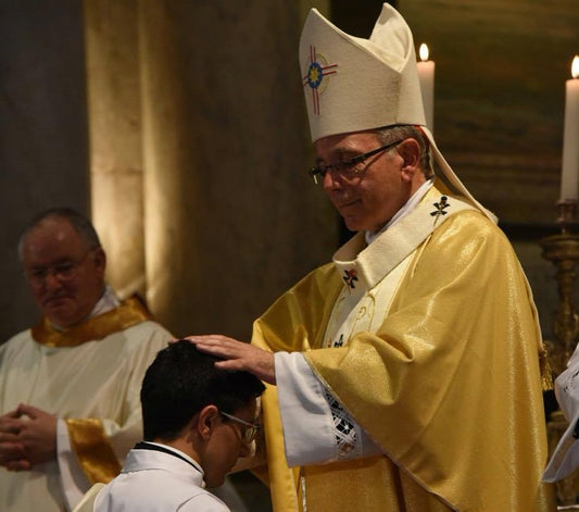 Paulistas em festa com novo sacerdote
