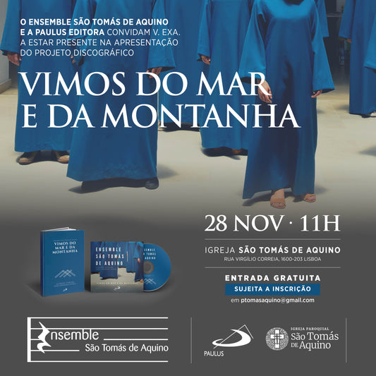 PAULUS Editora e Ensemble São Tomas de Aquino lançam projeto discográfico: Vimos do mar e da montanha