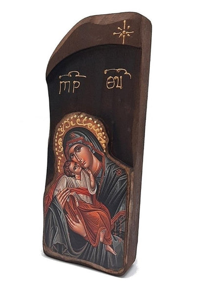 Ícone de Nossa Senhora da Ternura em Madeira