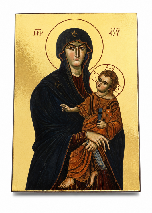 Ícone de Nossa Senhora Hodegétria em Madeira