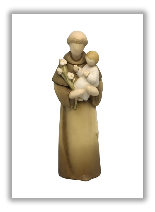 Santo Antônio de Lisboa em madeira - Estilo moderno