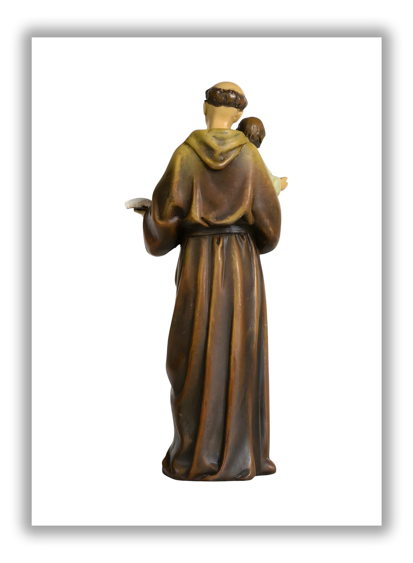 Santo António de Lisboa com o Menino em resina e pó de madeira