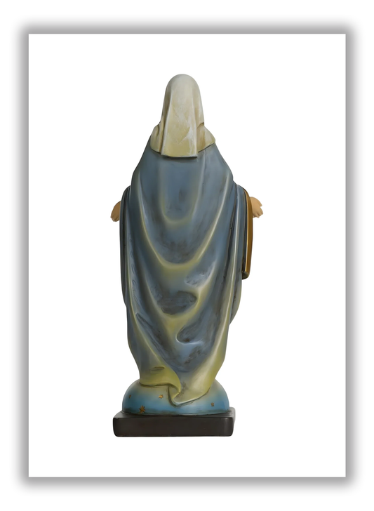 Nossa Senhora das Graças em resina e pó de madeira