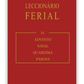 Lecionário Ferial IV - Advento, Natal, Quaresma, Páscoa