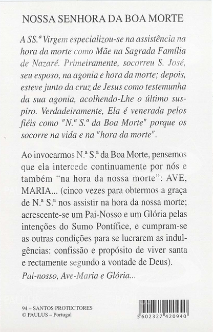 Pagela Senhora da Boa Morte - 25 un.