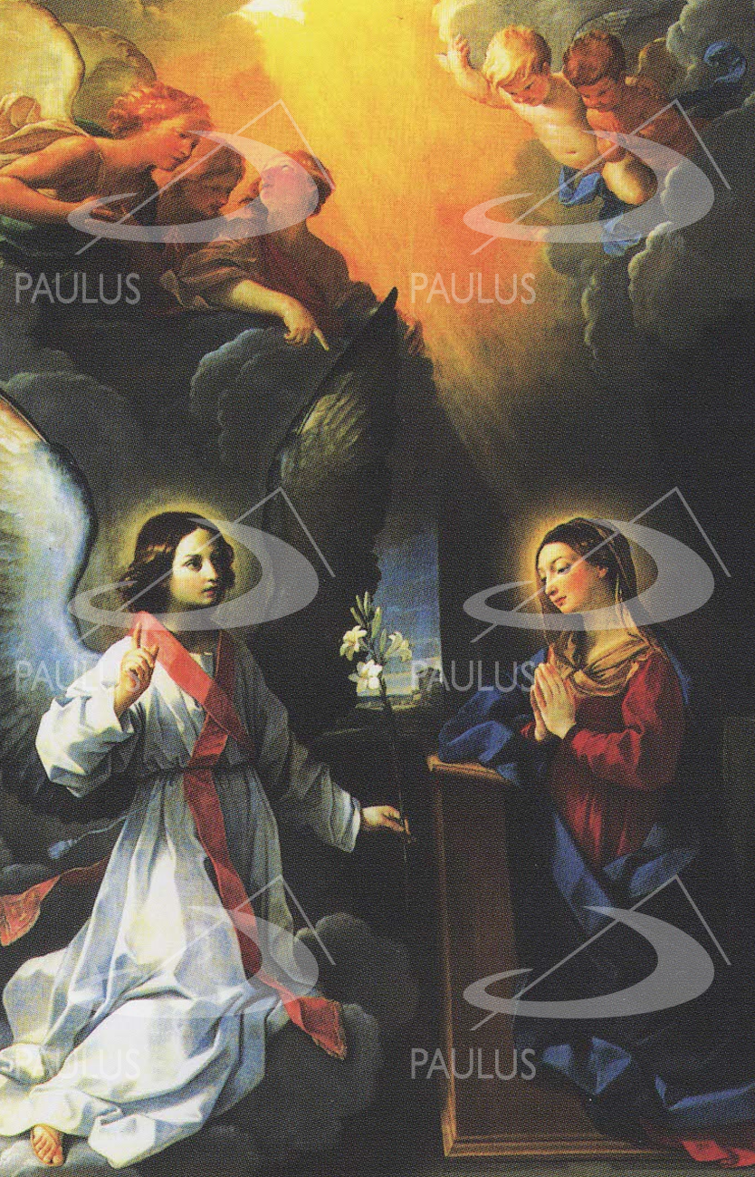 Pagela Oração do Angelus - Pacote com 10 un.