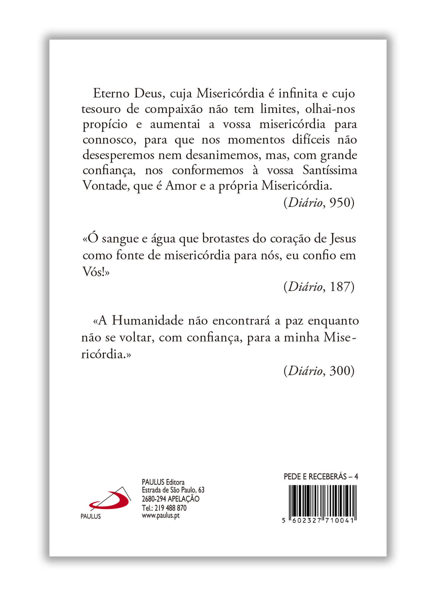 Pagela Divina Misericórdia