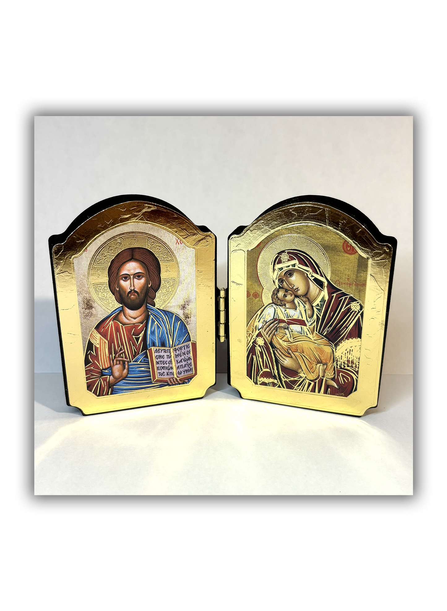 Díptico Pantocrator e Virgem Maria