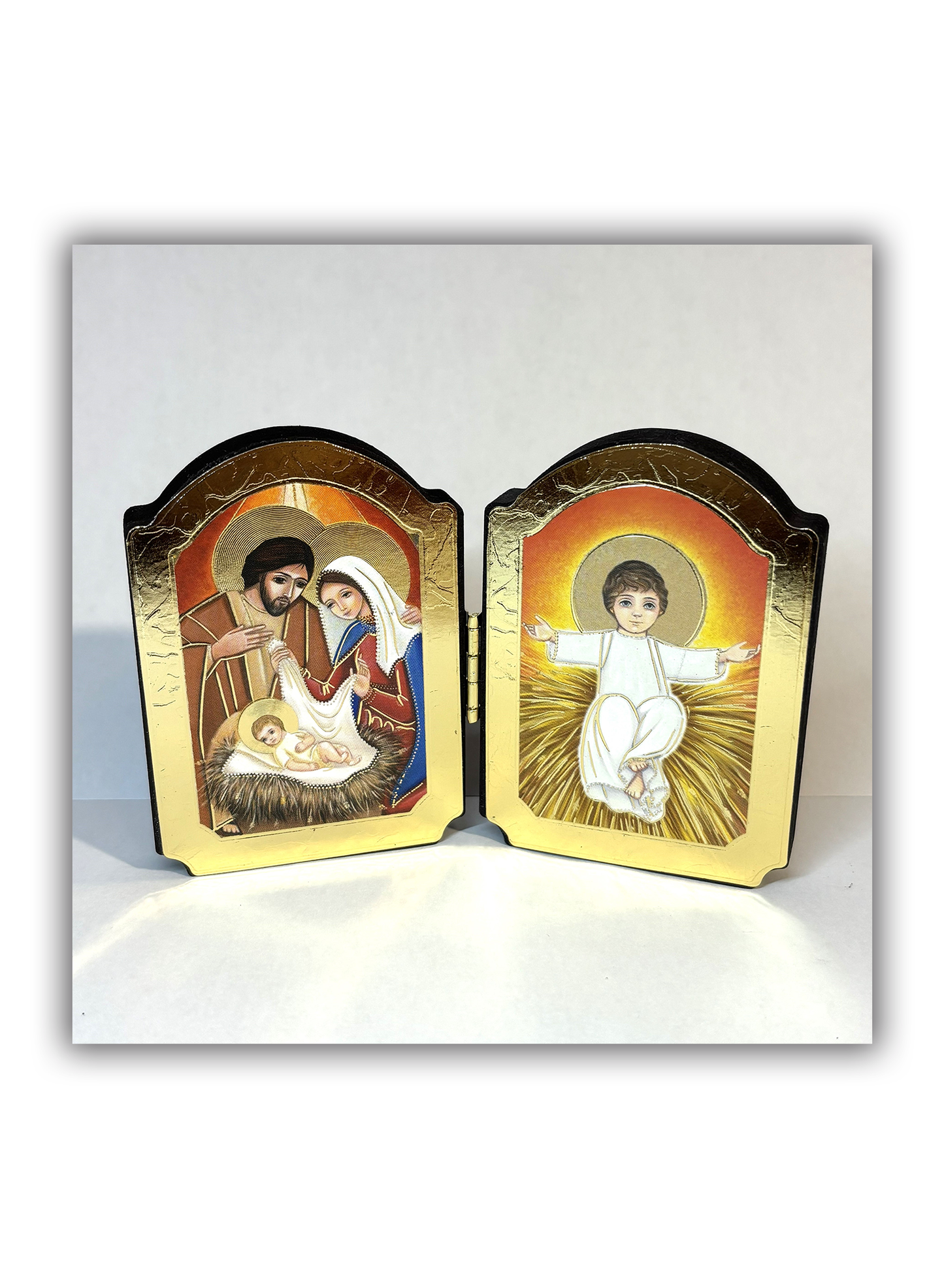 Díptico Sagrada família e Menino Jesus