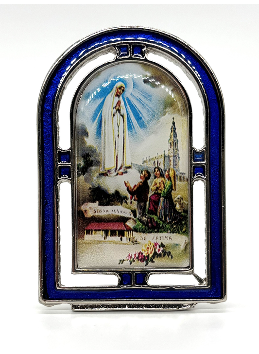 Placa Metálica Nossa Senhora de Fátima