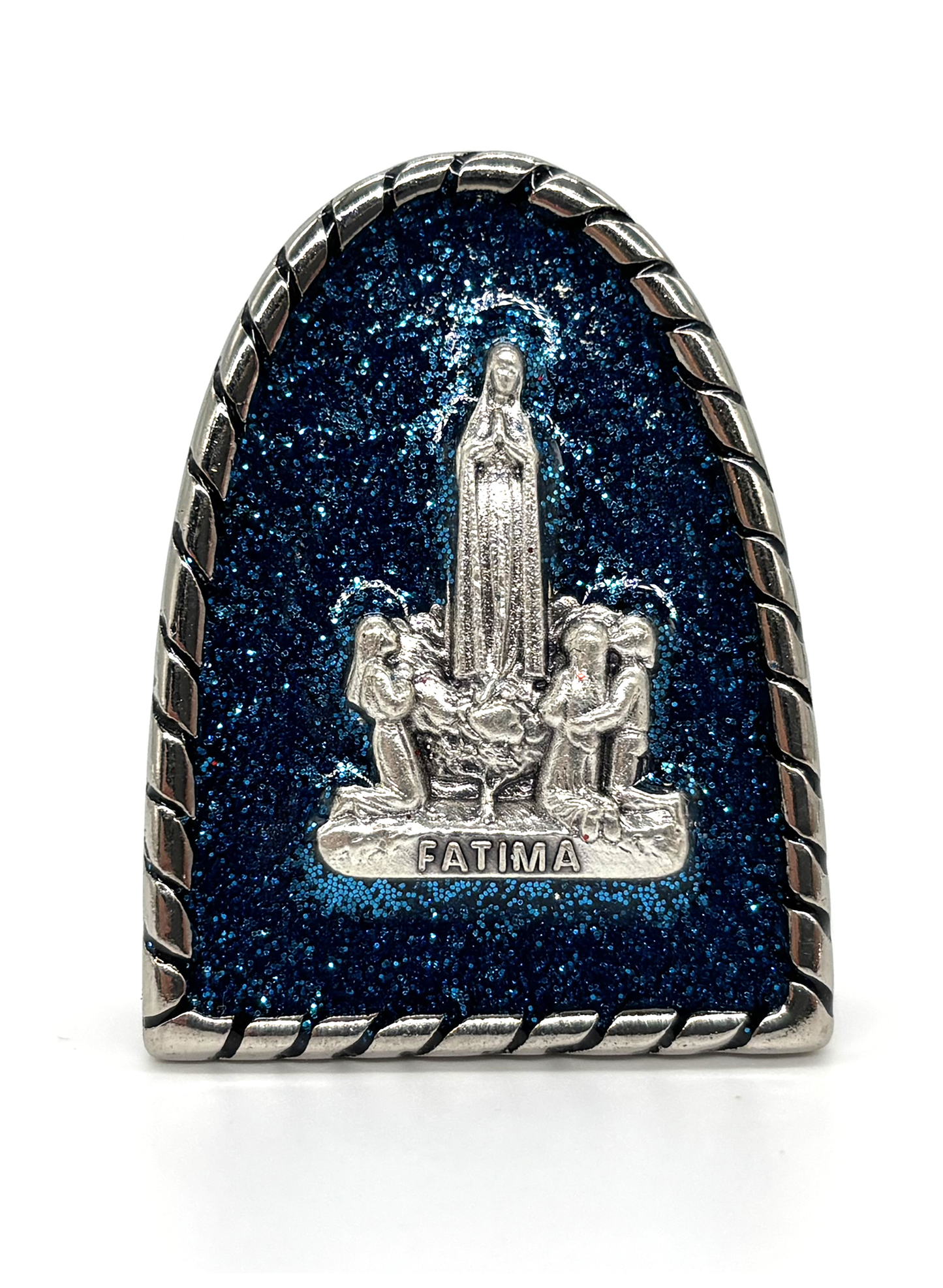 Placa Metálica Nossa Senhora de Fátima