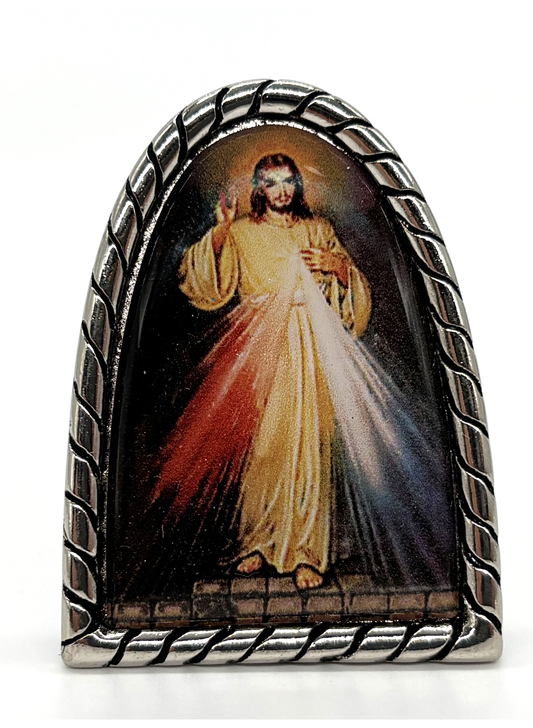 Placa Metálica Jesus Misericordioso