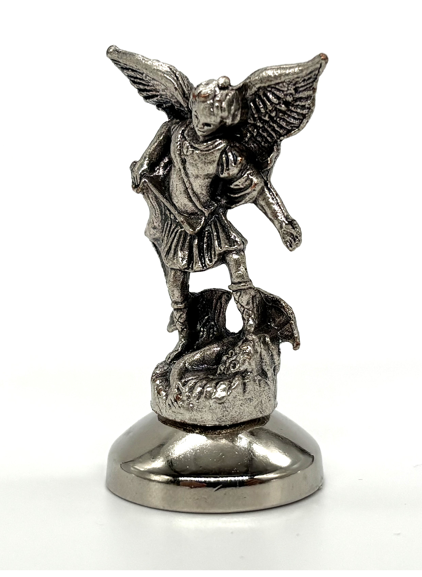 Imagem miniatura São Miguel Arcanjo em metal