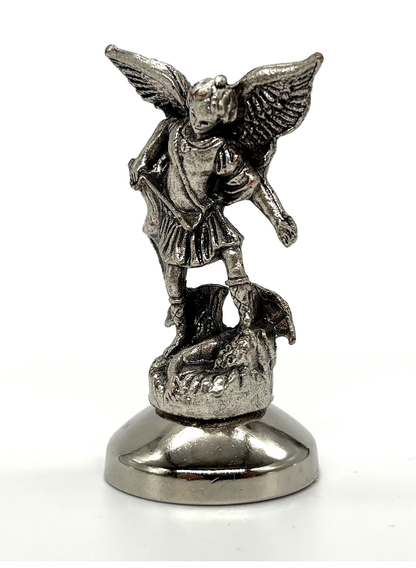 Imagem miniatura São Miguel Arcanjo em metal