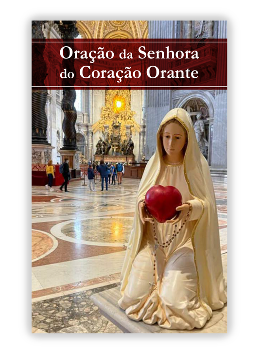 Pagela Oração da Senhora do Coração Orante - 10 un.
