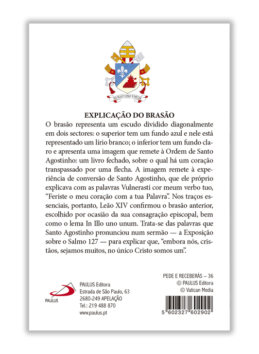 Pagela Papa Leão XIV - 10 un.