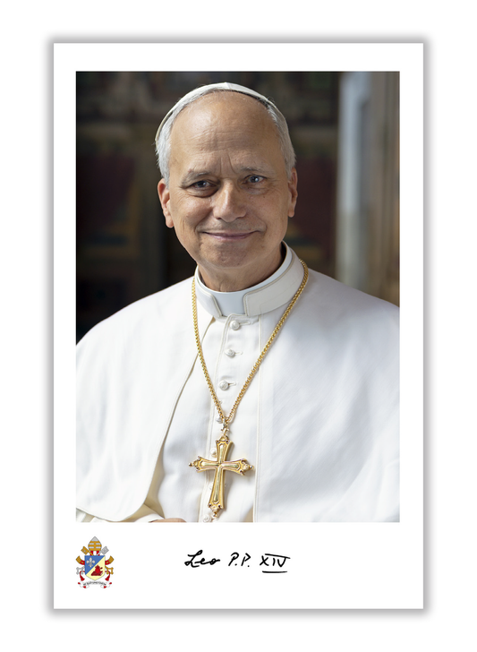 Pagela Papa Leão XIV - Foto oficial - 10 un.