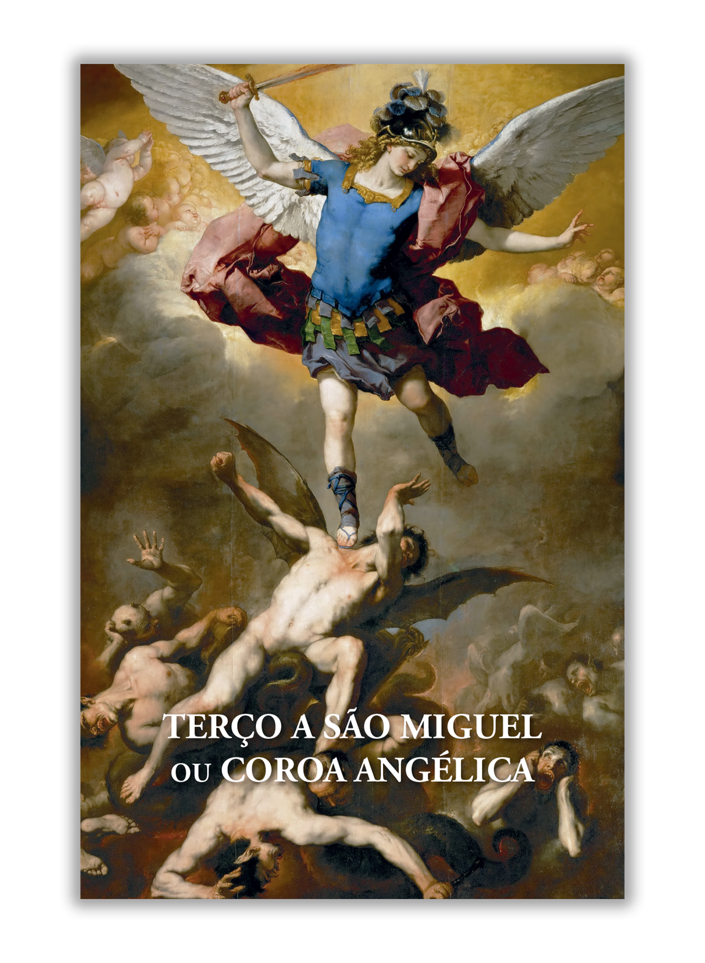 Pagela Terço a São Miguel ou Coroa Angélica