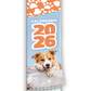 Calendário marcador 2026 - Pets