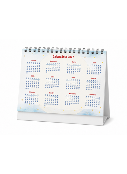 Calendário de Mesa 2027 – O Principezinho